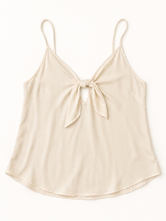 stillwater Tops - Sexy Silk Ivory White Camisole Tank Top Minimalist Chic Medium Stillwater Shirt